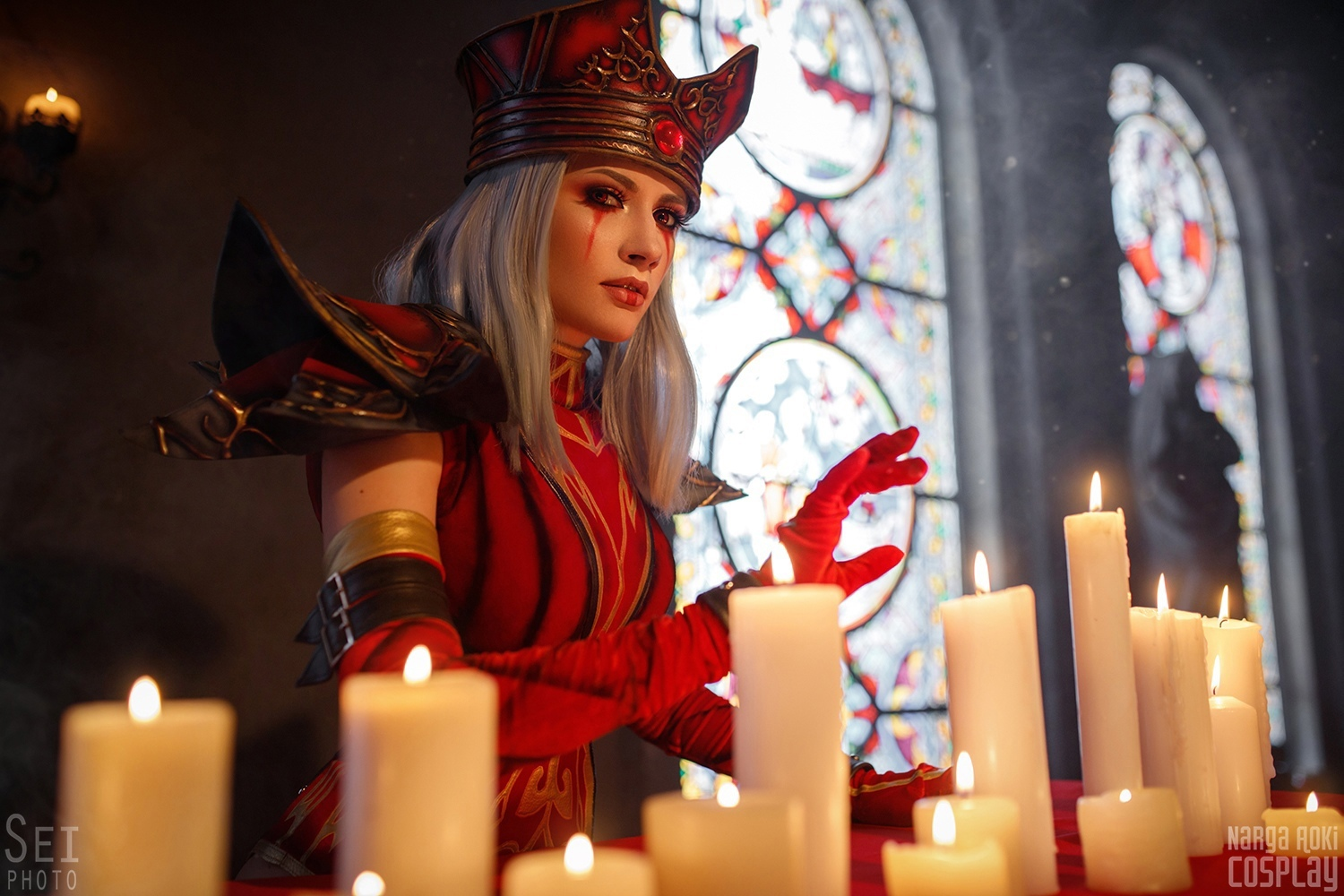 Косплей на Салли Вайтмейн (Sally Whitemane) из World of Warcraft